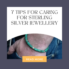 Marie Nicole Bijoux - 7 tips for caring for sterling silver jewellery - man's silver bracelet