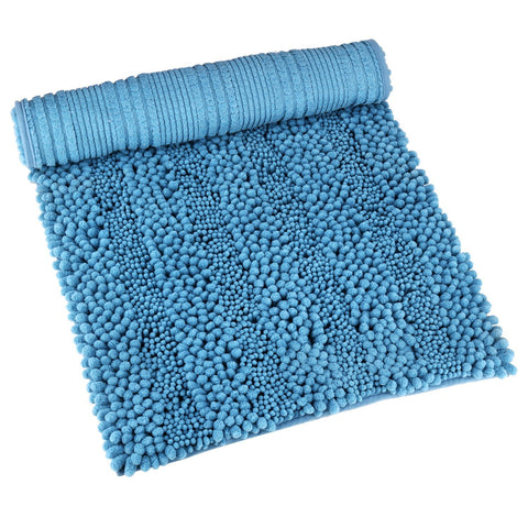 Wimaha Blue 32 X 16 Bath Rugs For Bathroom Large Non Slip Bath