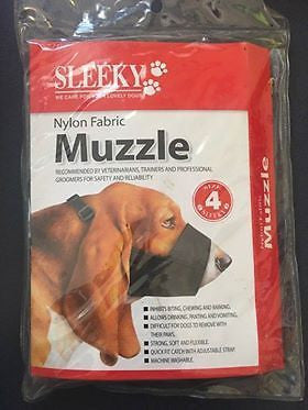 dog muzzle size 4