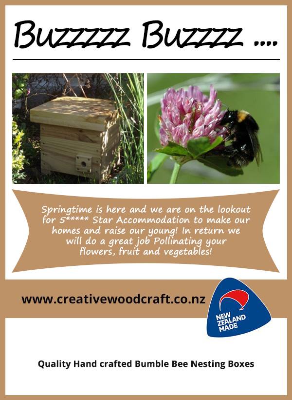 Bumble bee nesting box promotional Image