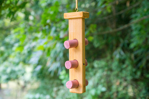 Wild Bird Energy Log Feeder - Creative Woodcraft New Zealand