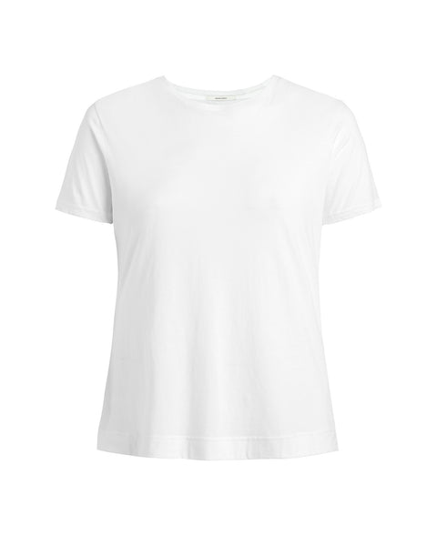 Adam Lippes White Crewneck Pima Cotton T-Shirt – 11 Honoré