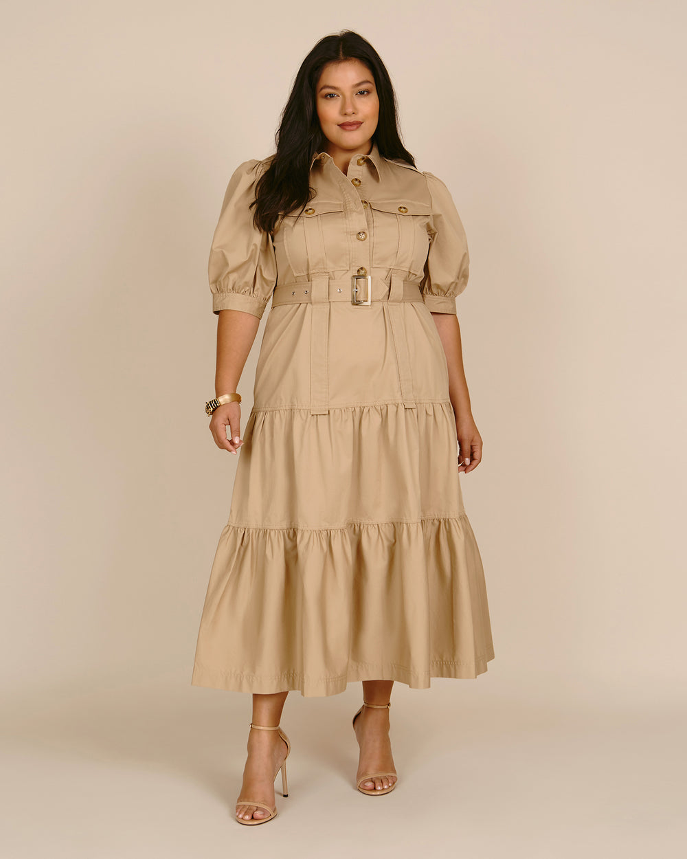 Derek Lam 10 Crosby Khaki Buffy Utility Maxi Dress – 11 Honoré