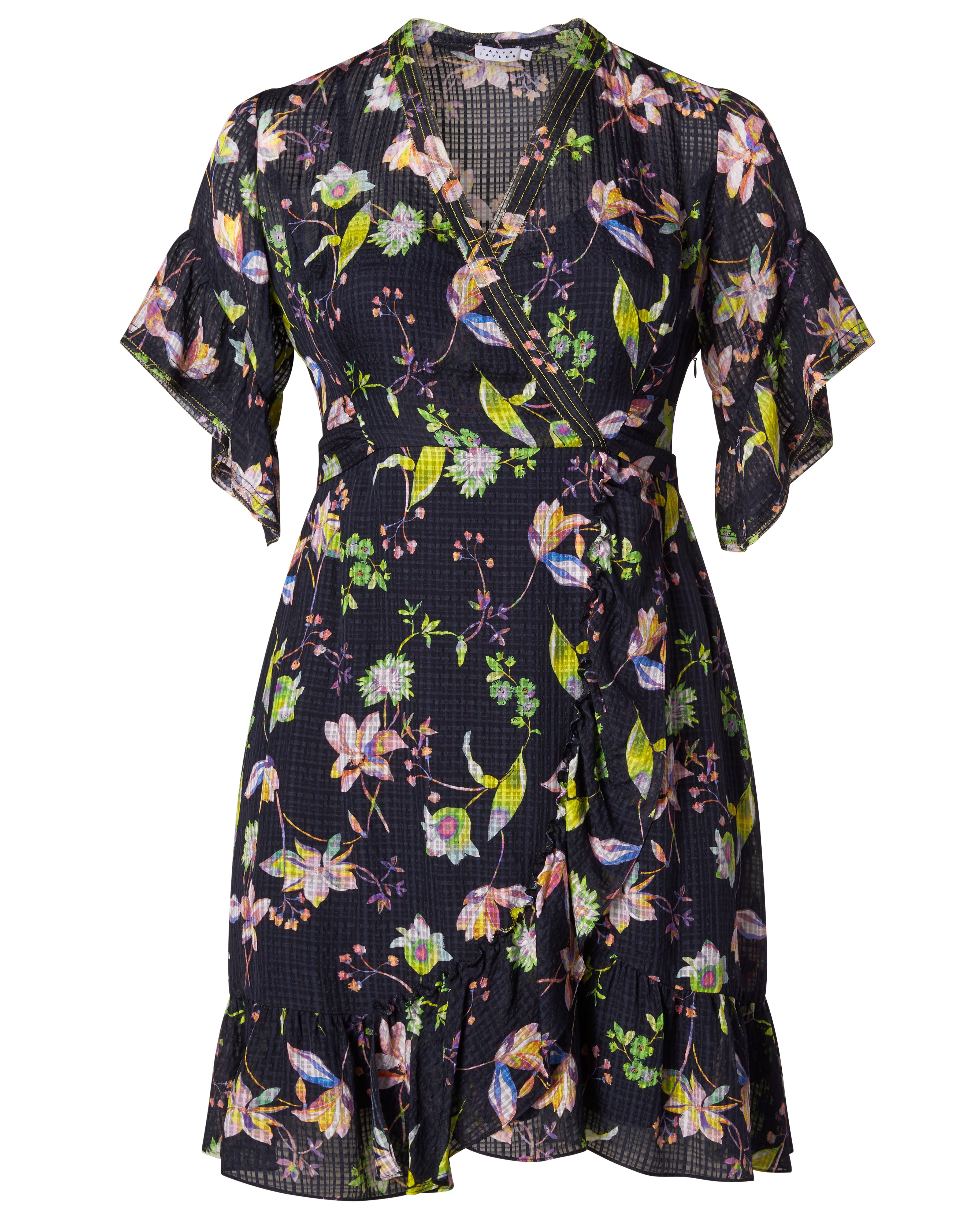 tanya taylor brandy wrap dress