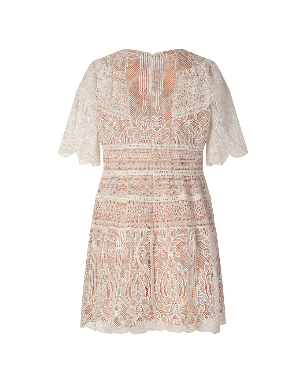 ml monique lhuillier porcia lace dress