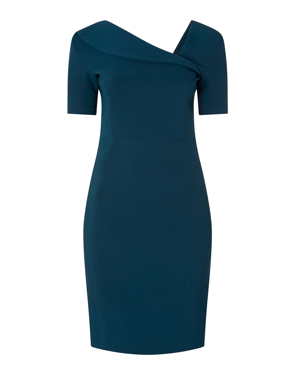 Zac Posen Blue Bonded Crepe Cocktail Dress – 11 Honoré