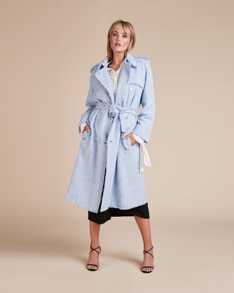 michael kors blue coat