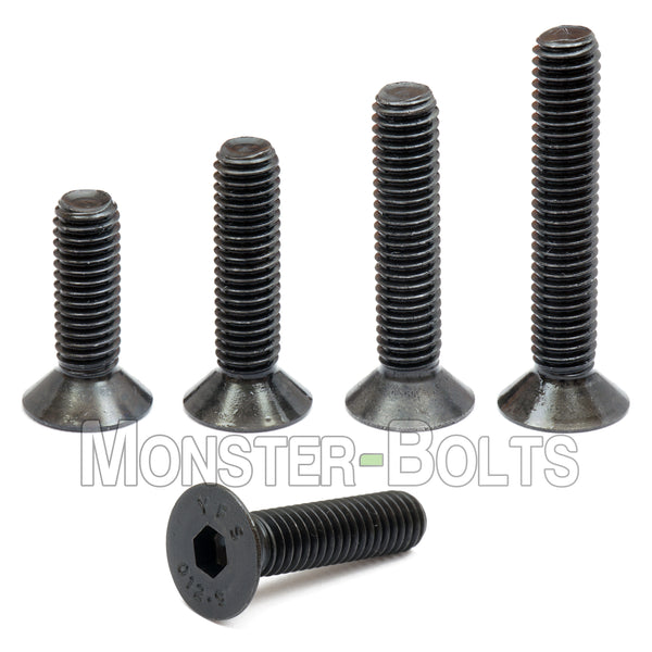 M8 Hex Bolt, 10.9 Alloy Steel w Black Oxide