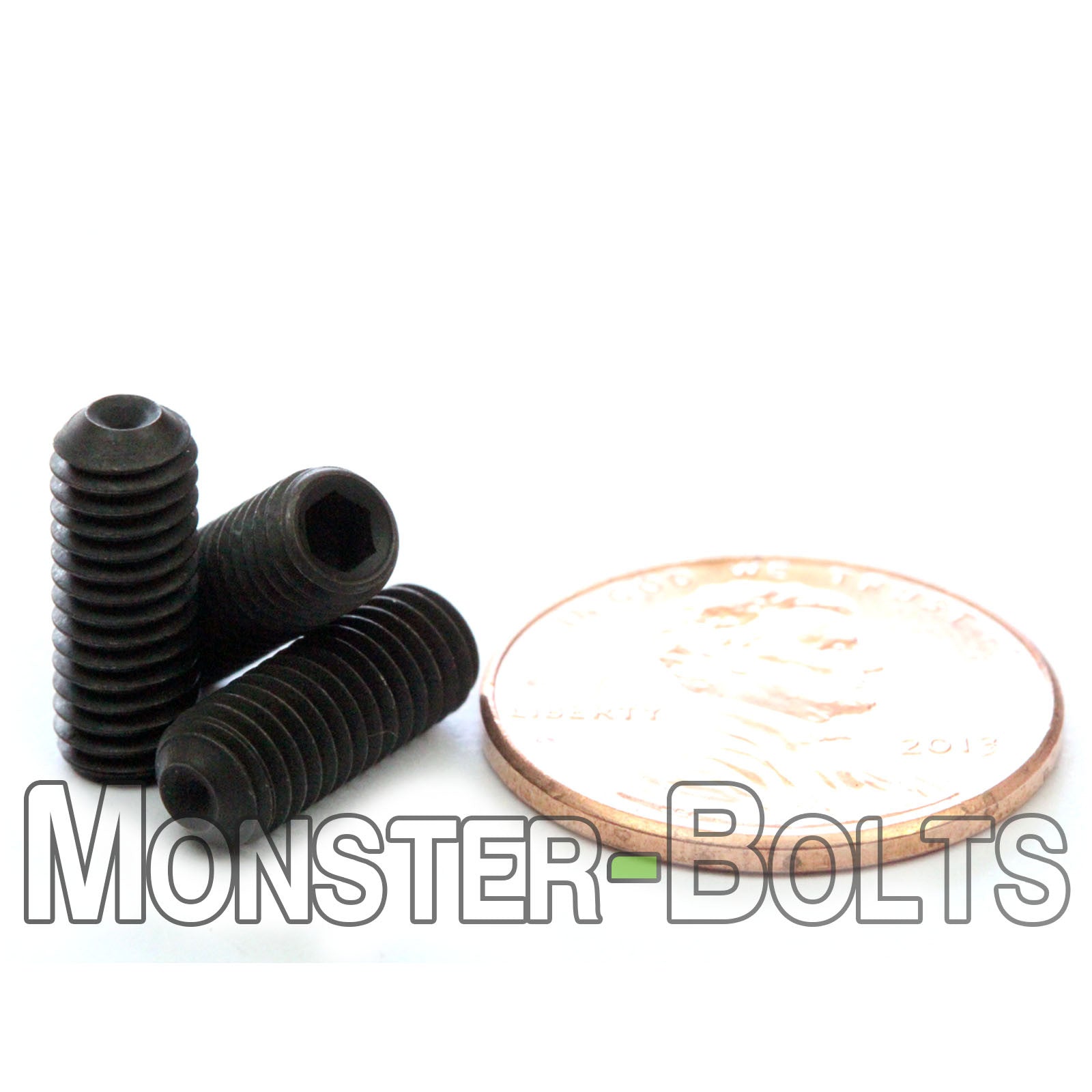 10 32 Fine Cup Point Socket Set Screws Alloy Steel W Black Oxide 