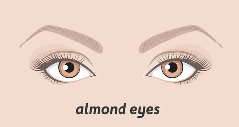 almond eyes