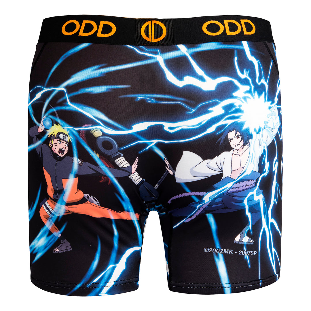 Odd Sox- Naruto Vs Sasuke Men's Boxer Brief Underwear