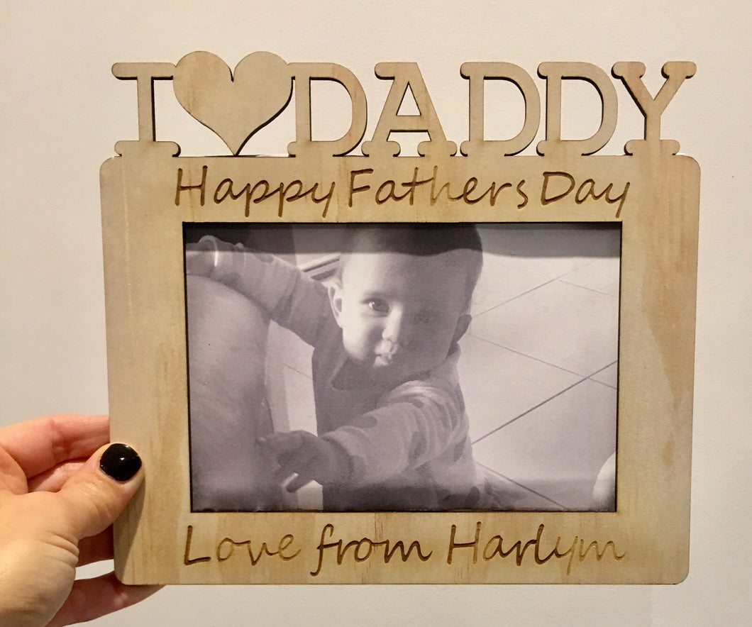 personalised fathers day frames