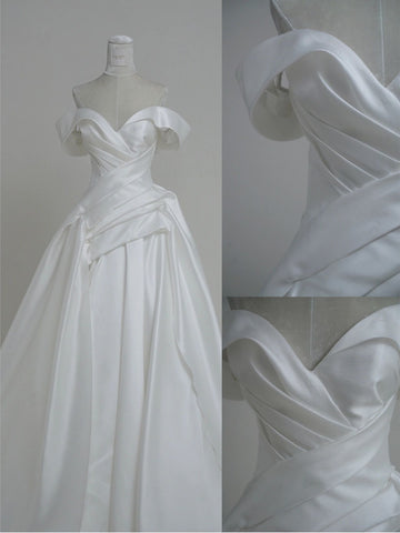 Silk Ball Gown Wedding Dress