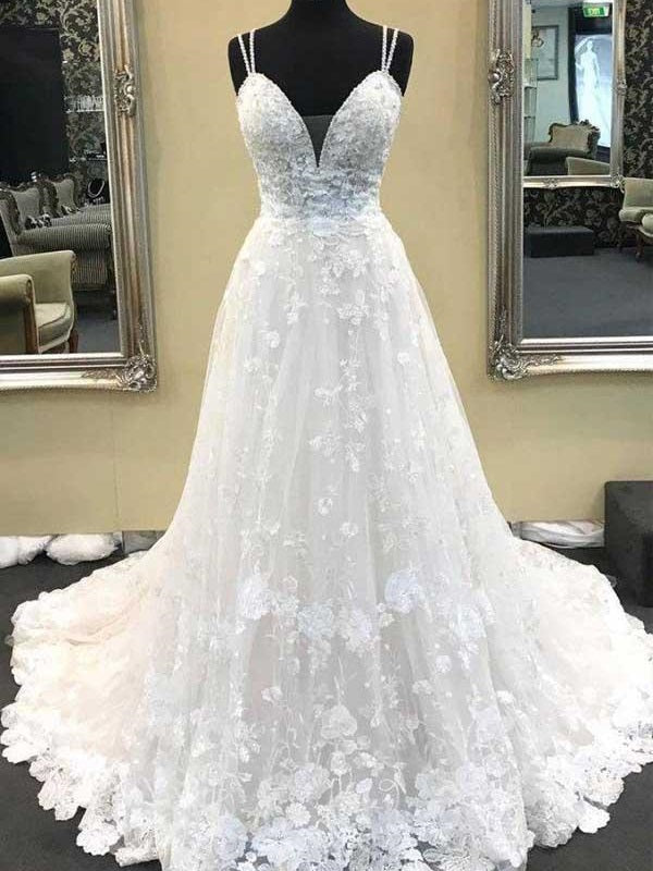 best a line wedding dresses