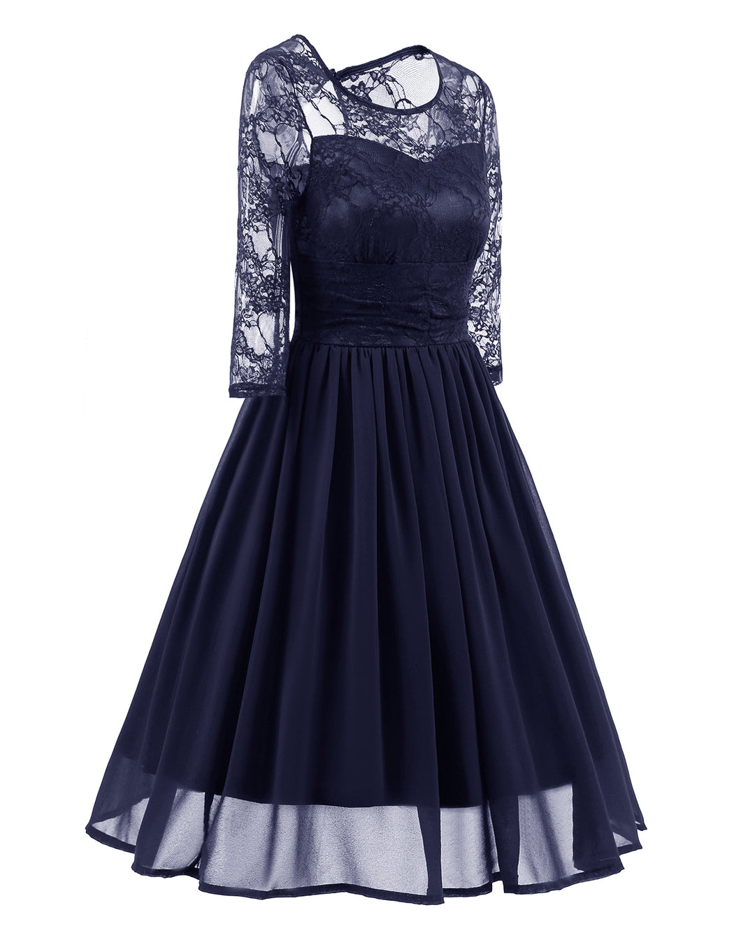 classy navy blue dress