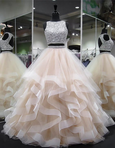 poofy ball gown prom dresses