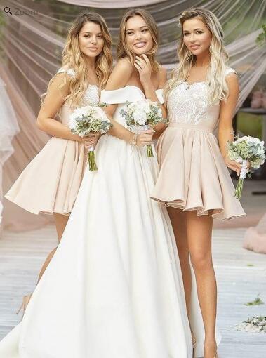 short length bridesmaid dresses