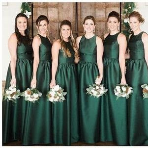 emerald bridesmaid dresses