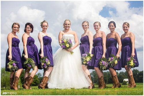 cowgirl bridesmaid dresses