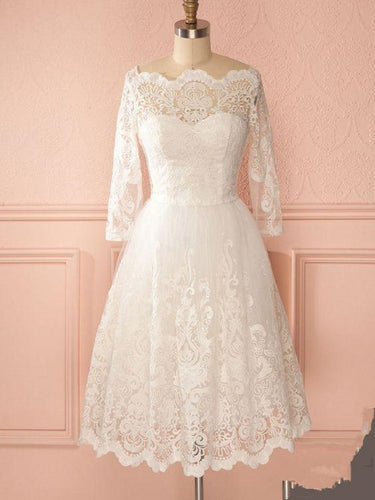 50's style short wedding dresses