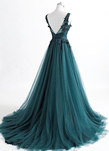 Teal Green Ball Gown Lace Corset Quinceanera Dress Sweet 16 Dress