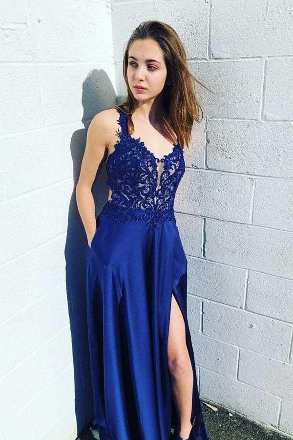 royal blue semi dress