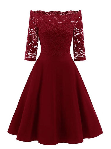 Short Prom Dresses with Sleeves-DollyGown.com