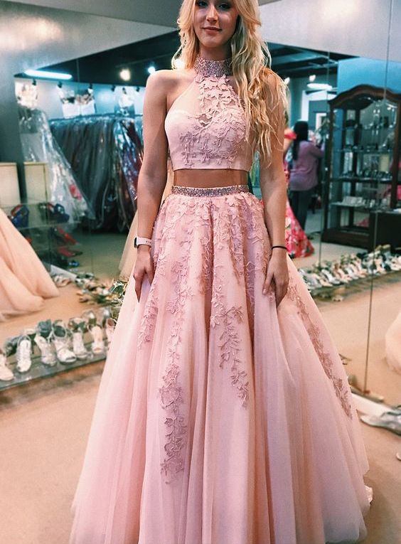 Two Piece 2019 Rose Pink Grade 8 Grad 