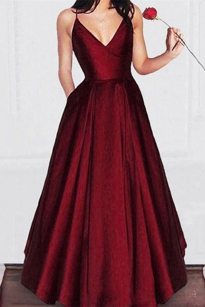 v neck occasion dress