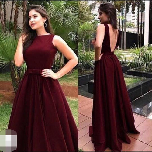 burgundy puffy prom dresses