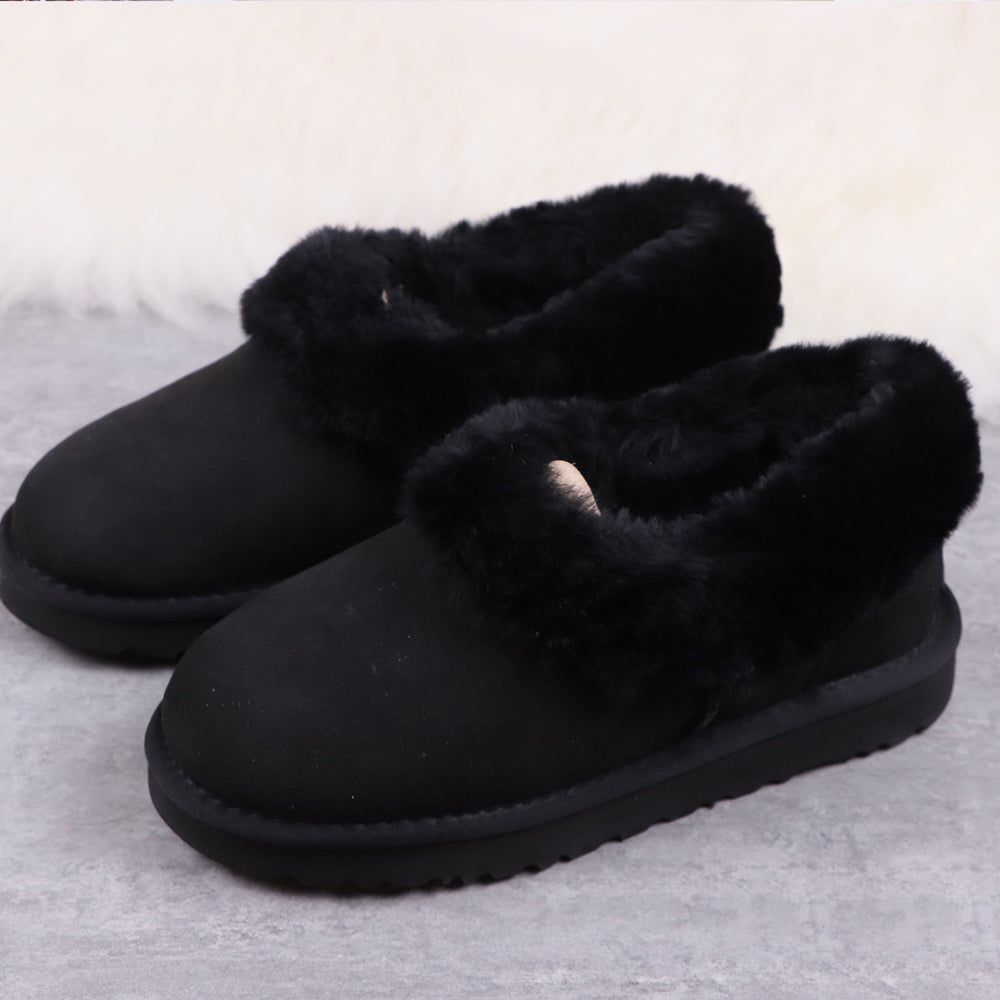 UGG New snow boots fur integrated short tube fur shoes