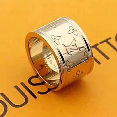 Louis Vuitton LV New Fashion Letter Women Men Ring Accessories