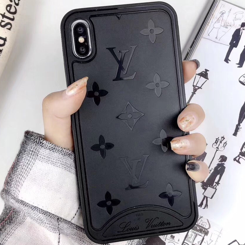 LOUIS VUITTON LV LOGO GRAY iPhone 12 Pro Case Cover