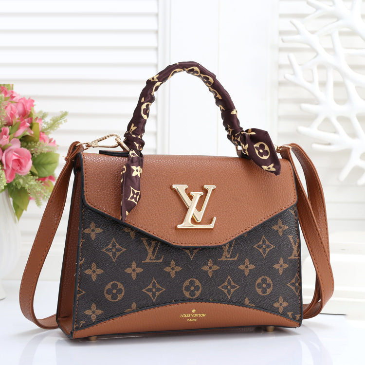 Louis Vuitton Women Fashion Leather Satchel Shoulder Bag Handbag