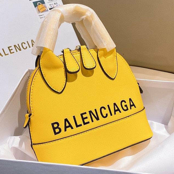 Balenciaga Ville Bag Classic Letter Logo Printing Ladies Shopping Handbag Shoulder Bag Shell Bag
