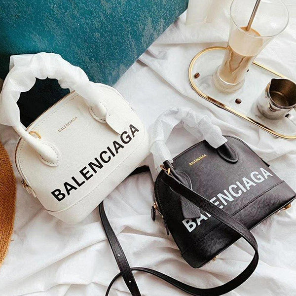 Balenciaga Ville Bag Classic Letter Logo Printing Ladies Shoppin