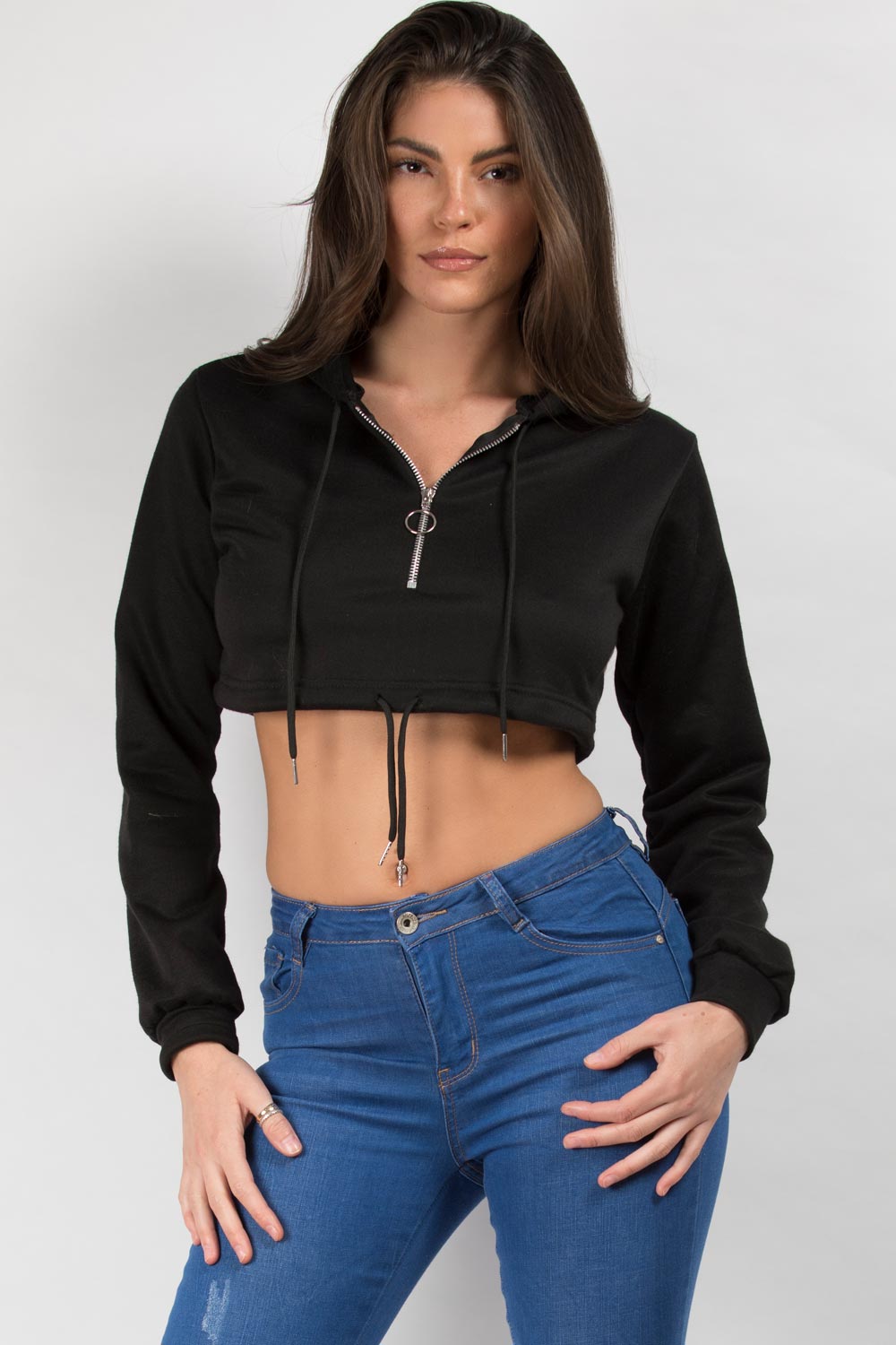 Oversized Drawstring Waist Hoodie – Styledup.co.uk