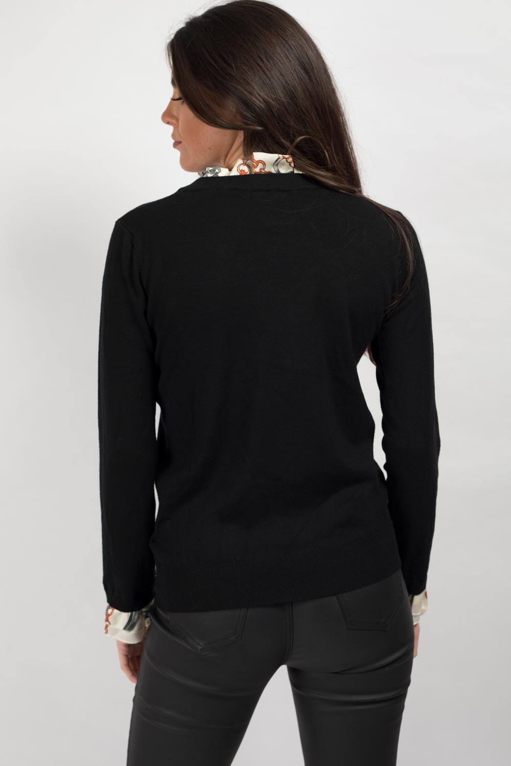 black dressy jumper