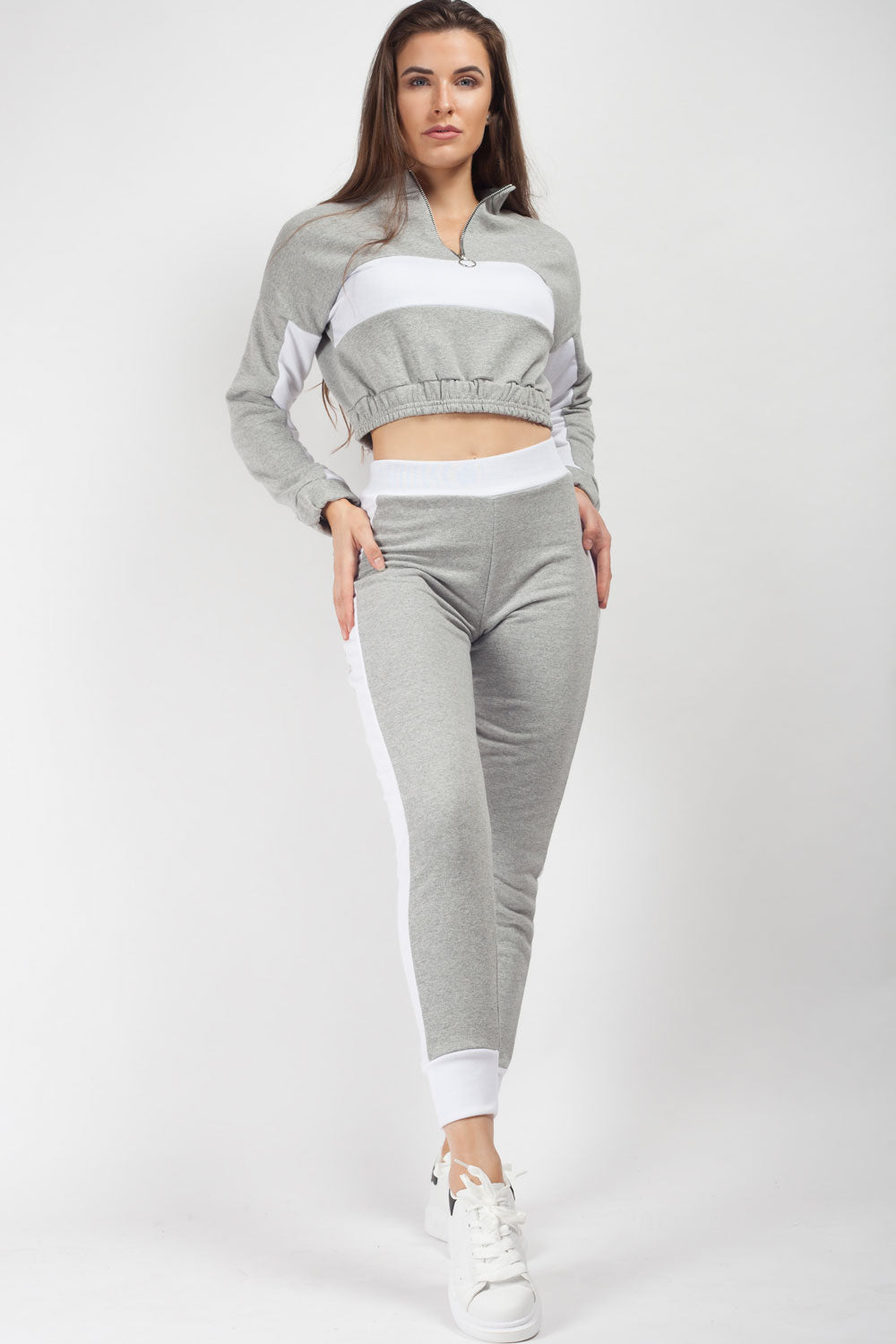 womens grey lounge tracksuit