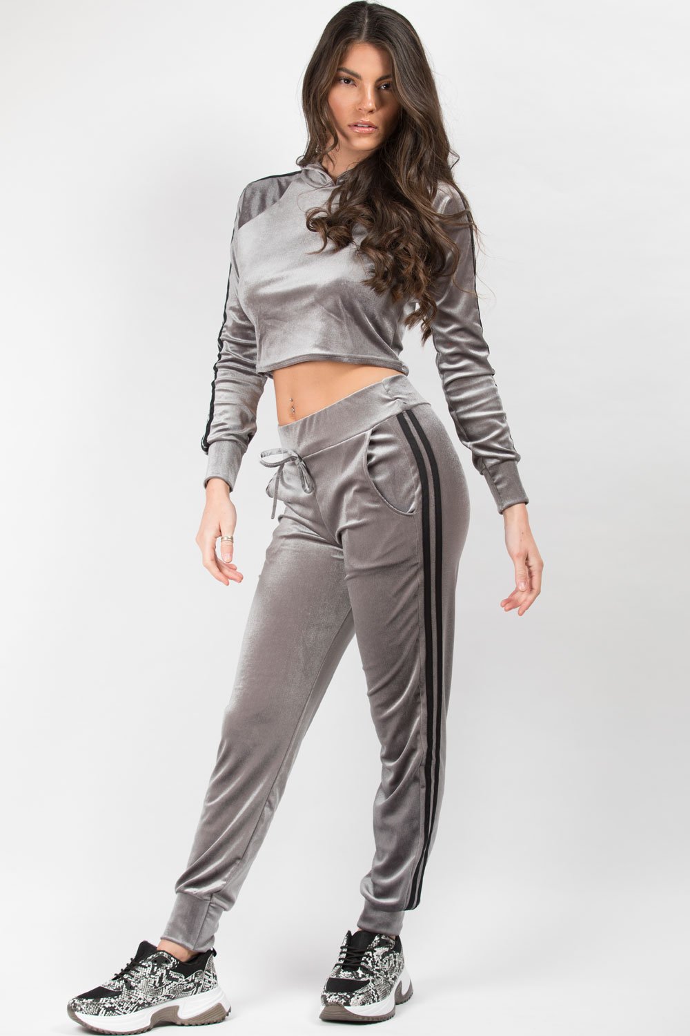 side stripe joggers womens uk