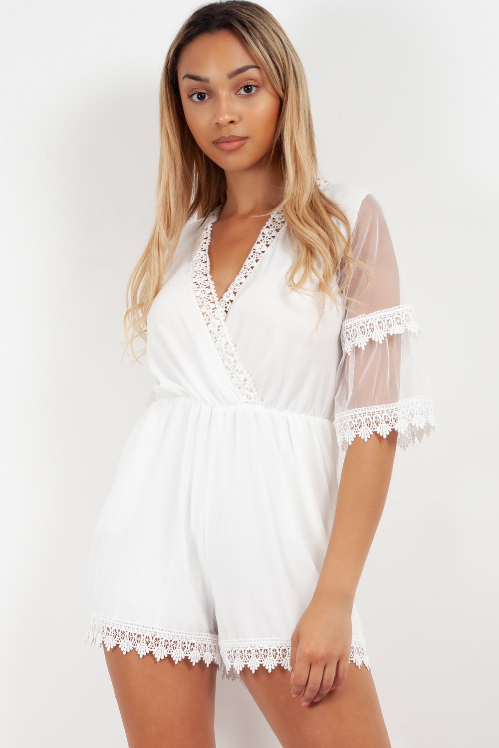 white playsuit outfit