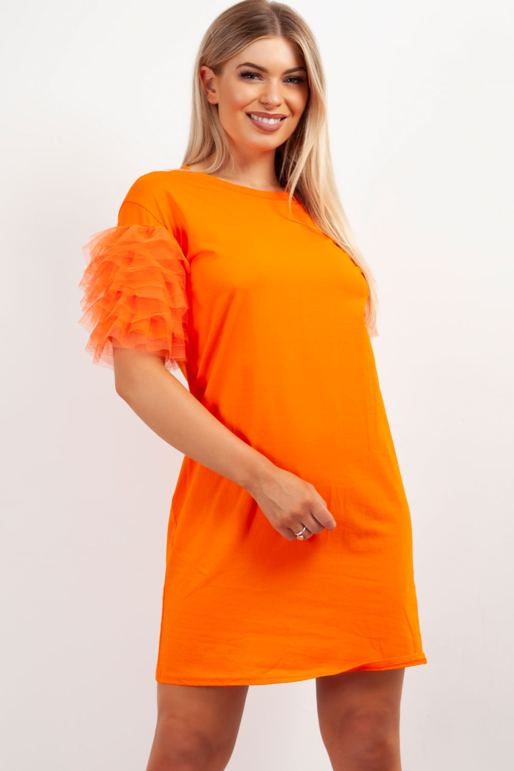 Neon Orange T Shirt Dress Store, 53 ...