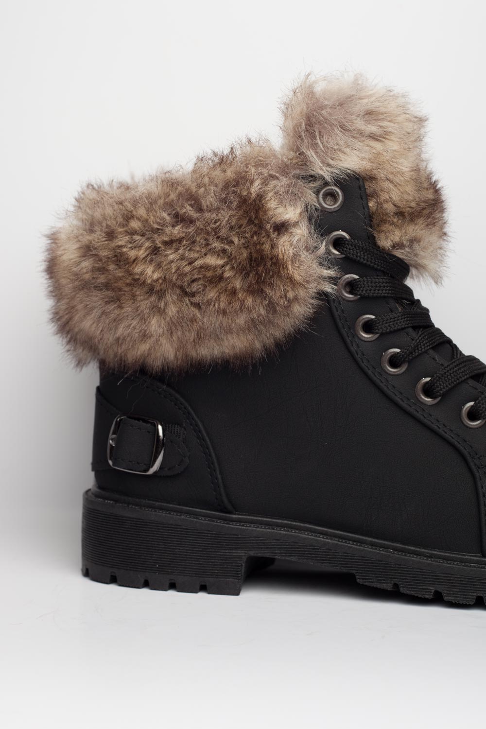 fur ankle boots uk