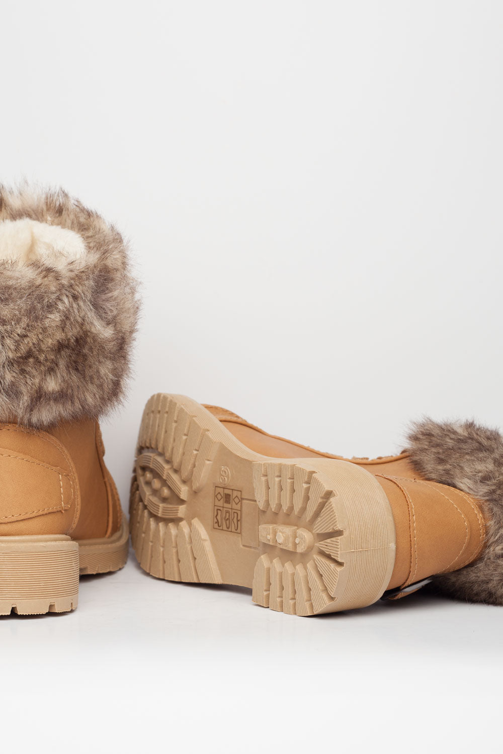 womens fur lined booties