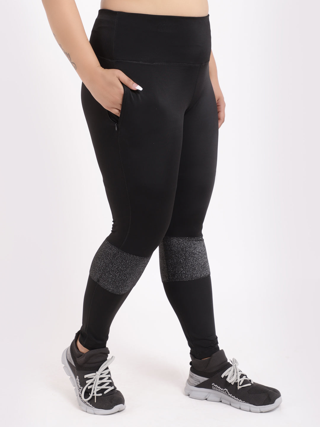 Shimmer black legging – The Pajama Factory