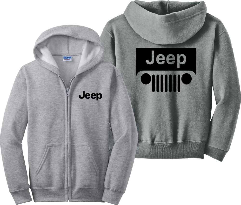 jeep zip up sweatshirt