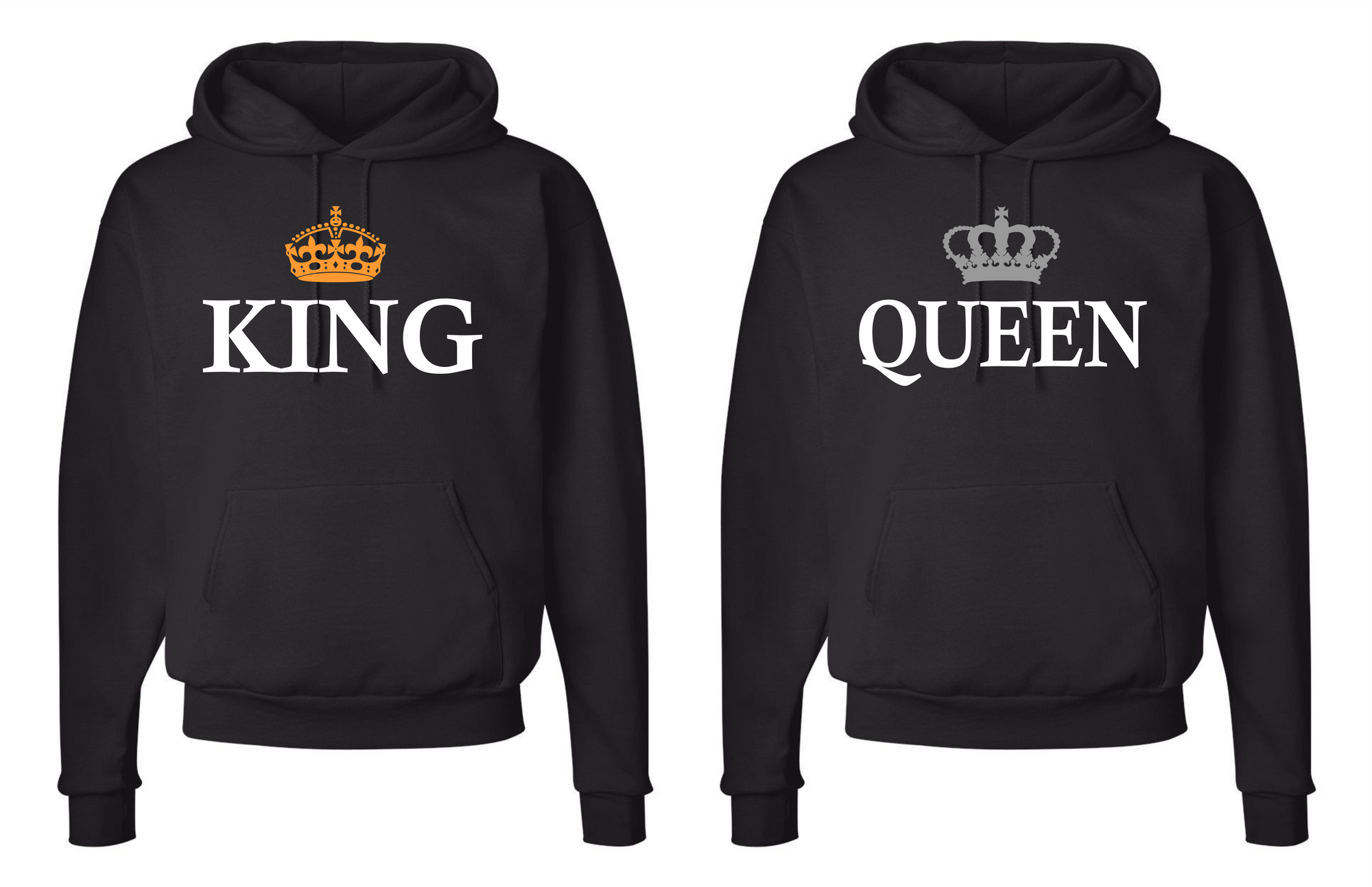 Matching King And Queen Hoodies - Couple Outfits