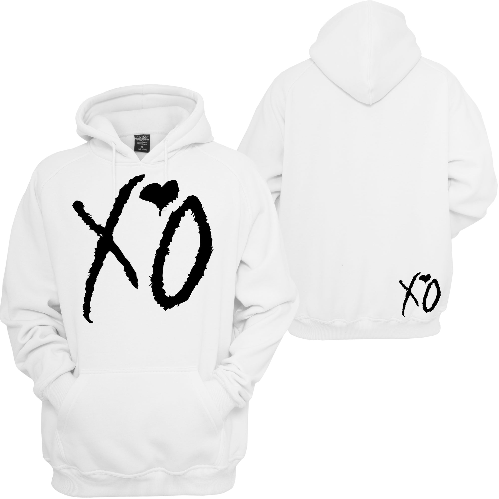 black xo hoodie