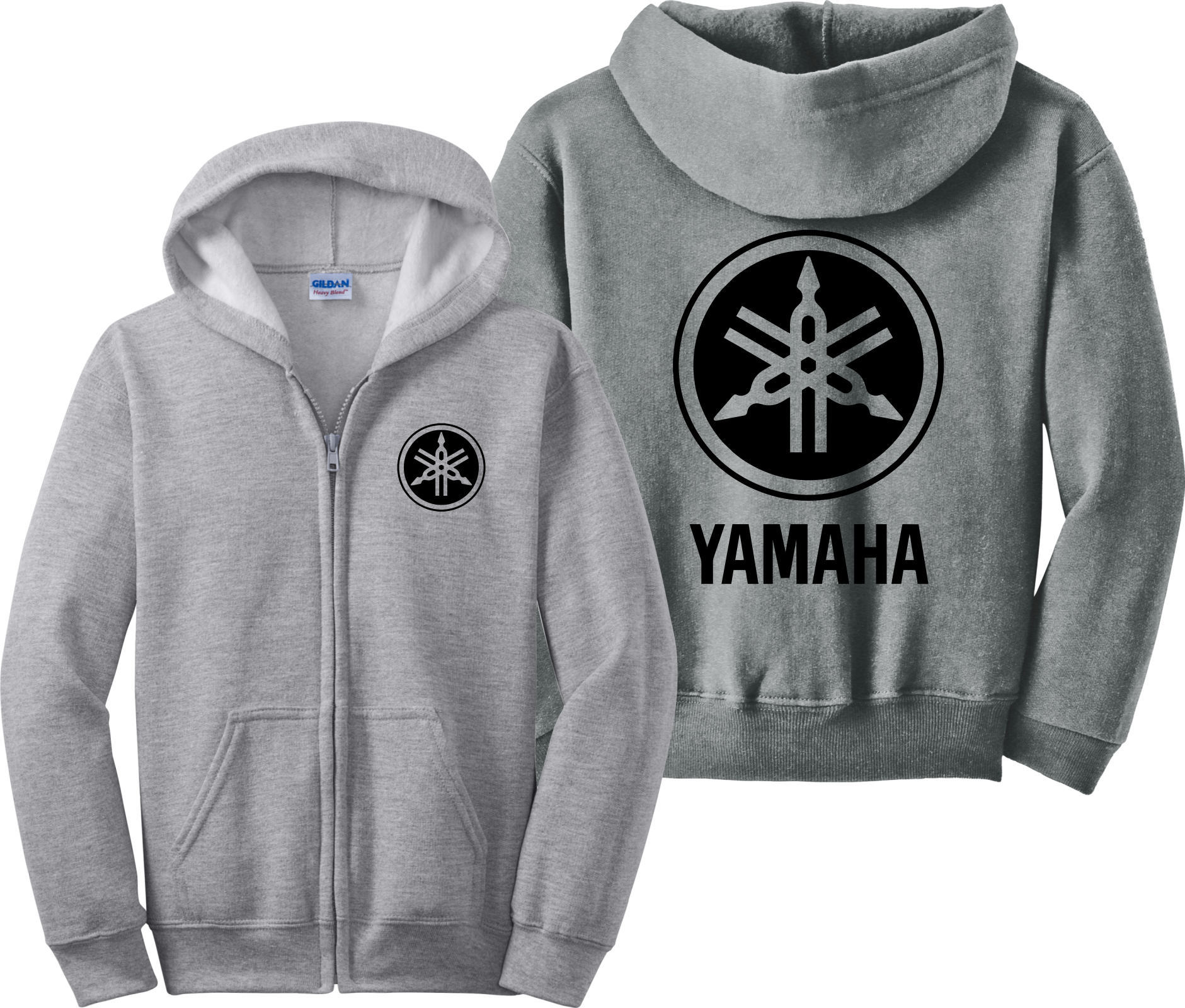 yamaha zip up hoodie