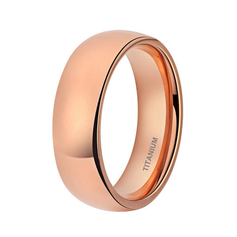 Personalized rose gold promise rings